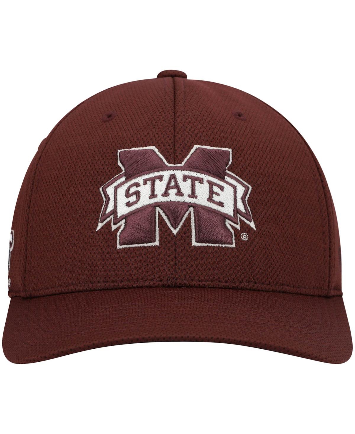 Shop Top Of The World Men's  Maroon Mississippi State Bulldogs Reflex Logo Flex Hat