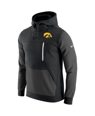 Men's Black Iowa Hawkeyes AV-15 2.0 Pullover Hoodie