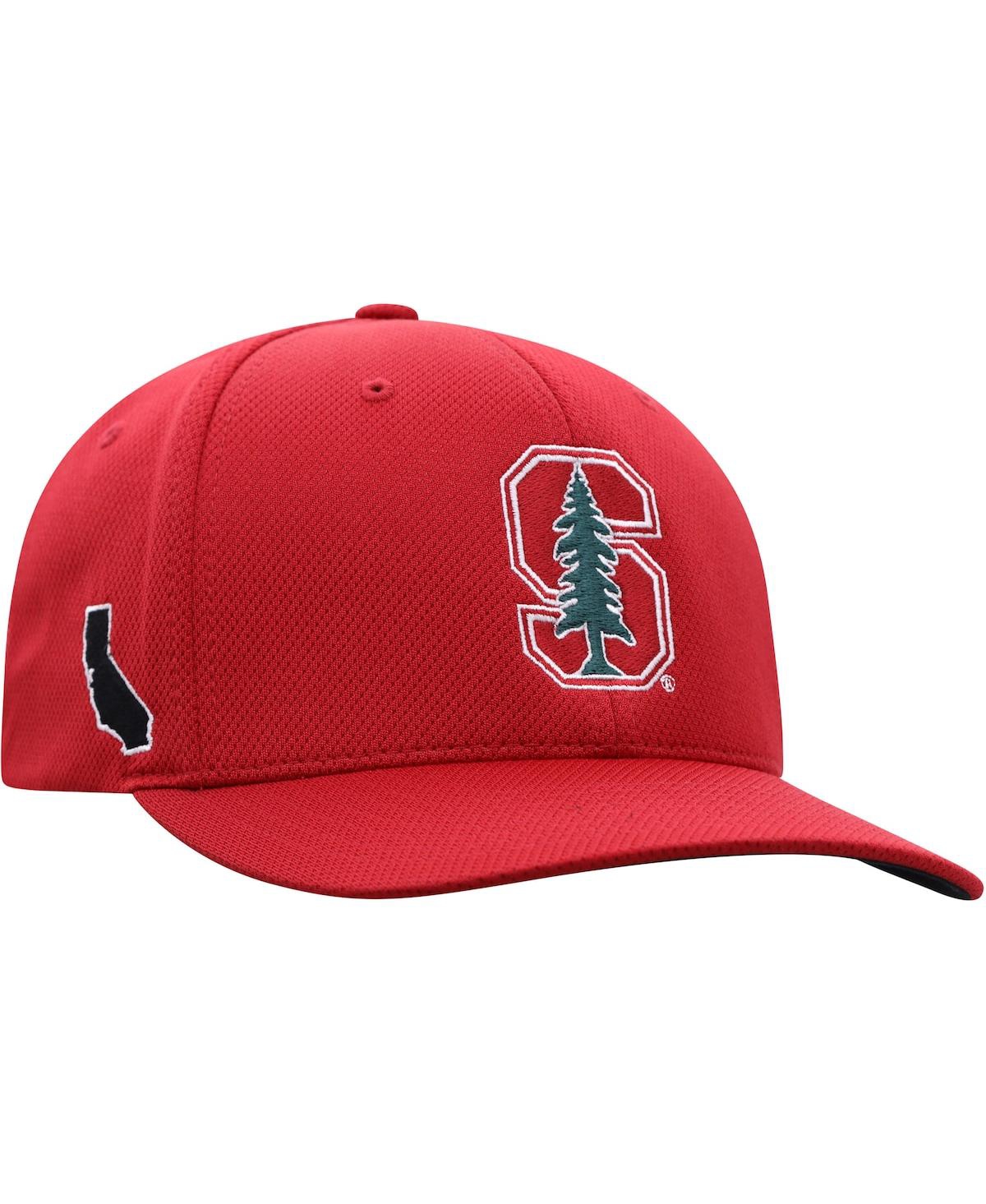 Shop Top Of The World Men's  Cardinal Stanford Cardinal Reflex Logo Flex Hat