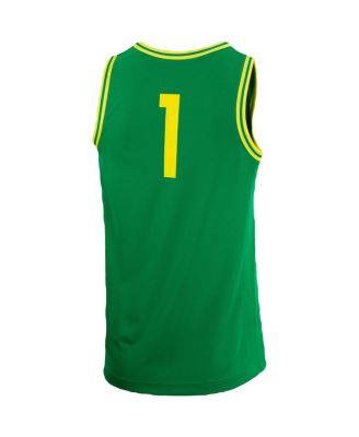 Men's #1 Oregon Ducks Replica Team Basketball Jersey