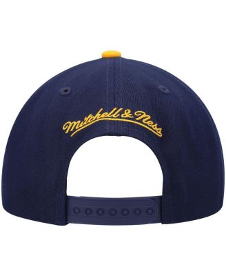Men's Navy, Gold Golden State Warriors Hardwood Classics Team Two-Tone 2.0 Snapback Hat