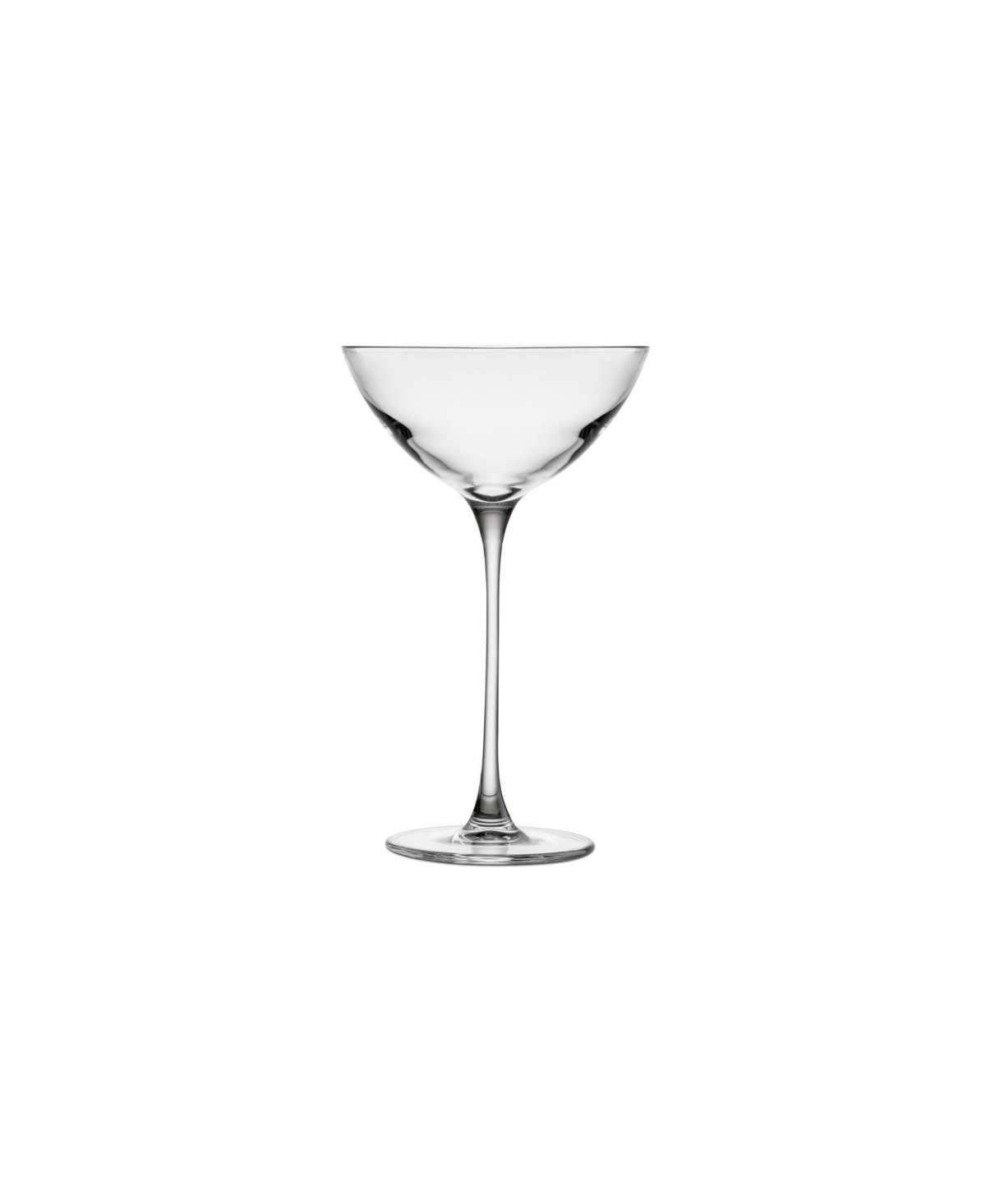 Shop Nude Glass Savage Coupetini Glasses, Set Of 2 In Clear