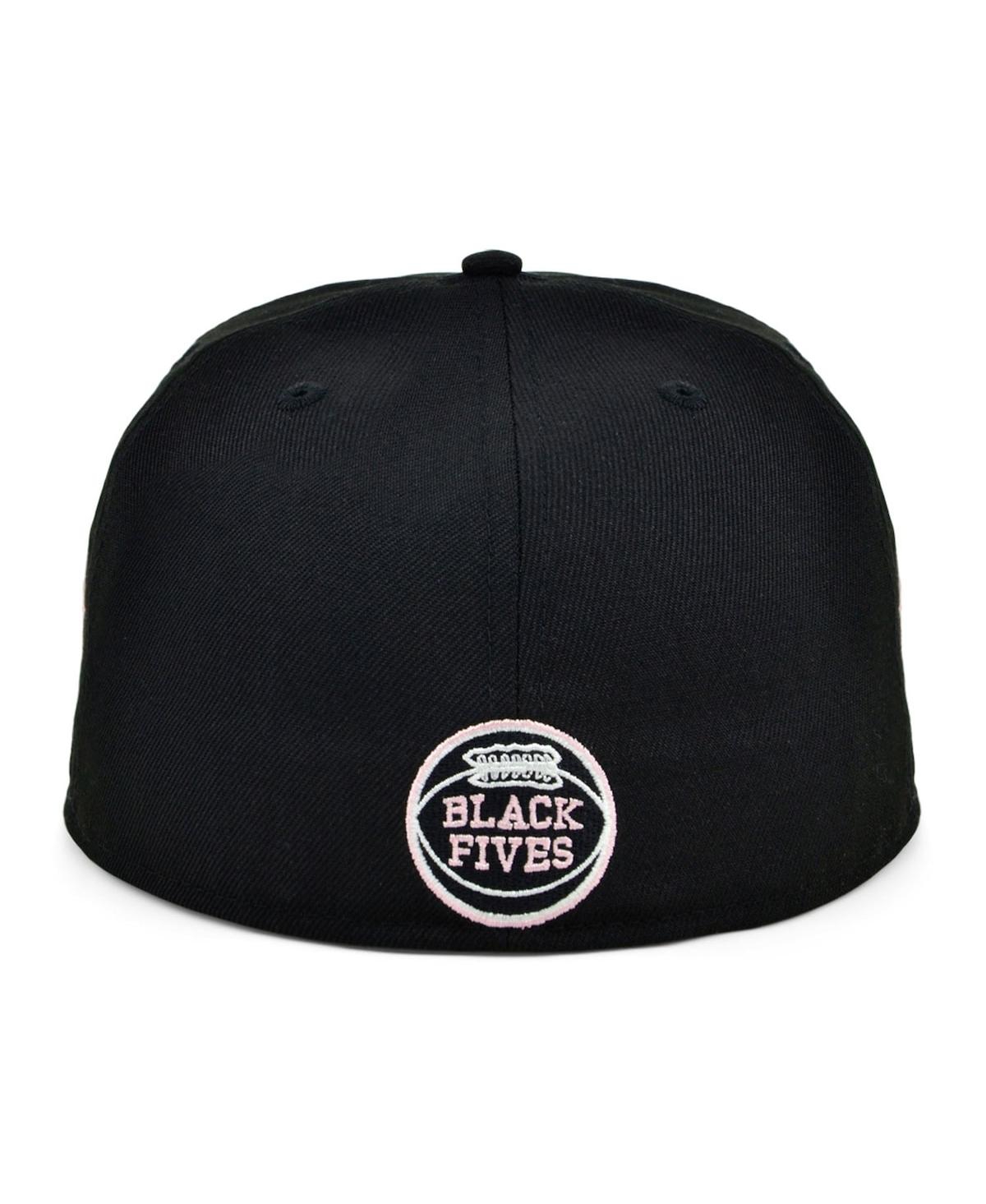 Shop Physical Culture Men's  Black Second Story Morrys Black Fives Fitted Hat