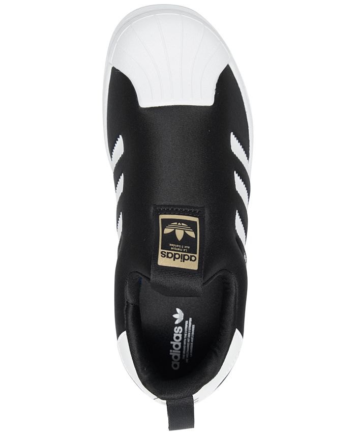 adidas superstar slip on kids Blue