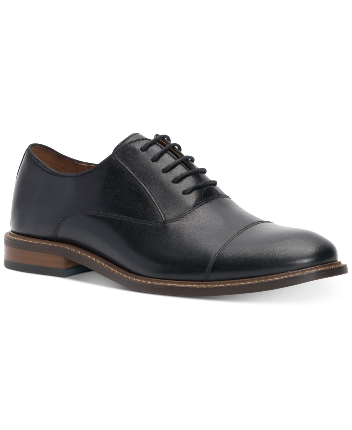Shop Vince Camuto Men's Loxley Cap Toe Oxford Dress Shoe In Black