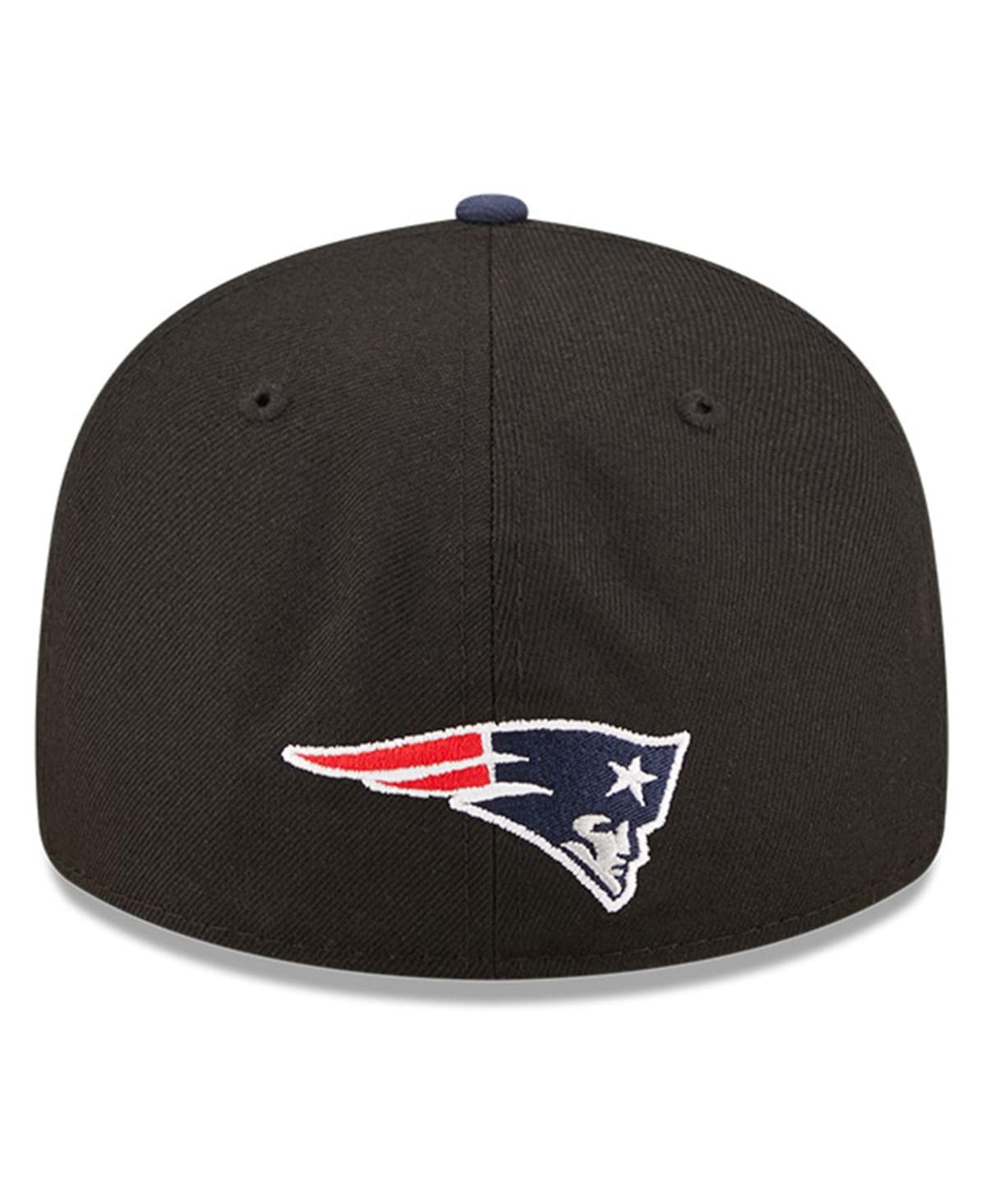 Shop New Era Men's  Black, Navy New England Patriots 2022 Nfl Draft Low Profile 59fifty Fitted Hat In Black,navy