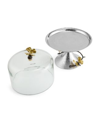 Butterfly Ginkgo Pastry Dish with Dome