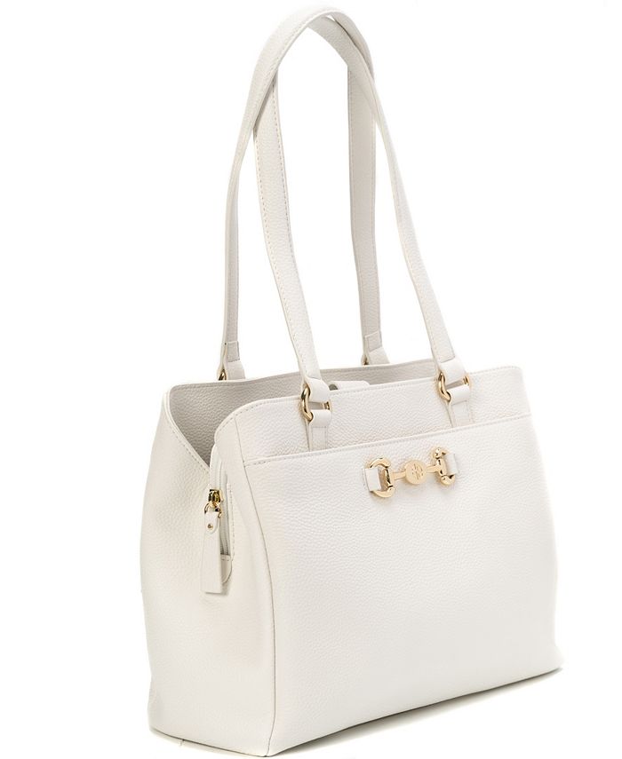 Giani Bernini HorseBit Leather Satchel, Created for Macy's & Reviews