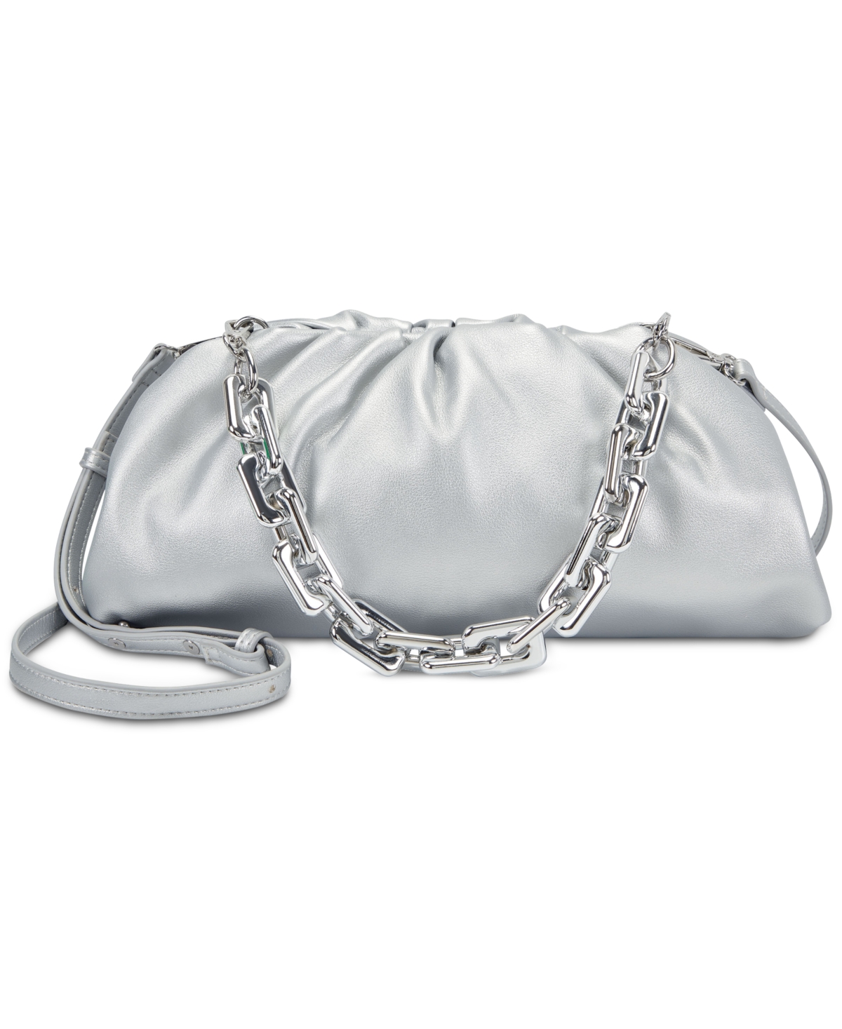 Inc International Concepts Kj Clutch, Created For Macy's In Silver