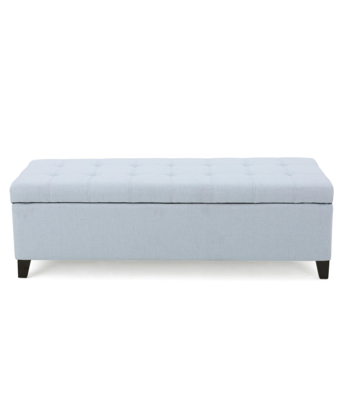 Shop Noble House Mission Storage Ottoman In Light Sky