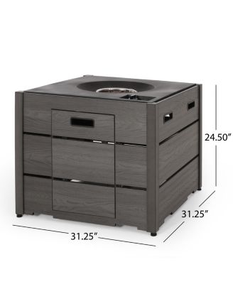 Archie Outdoor Rectangle Fire Pit