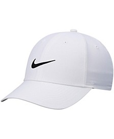 Youth Boys White Performance Adjustable Hat