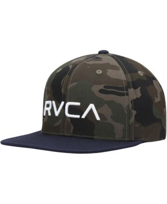 Men's Camo, Navy Twill II Snapback Hat