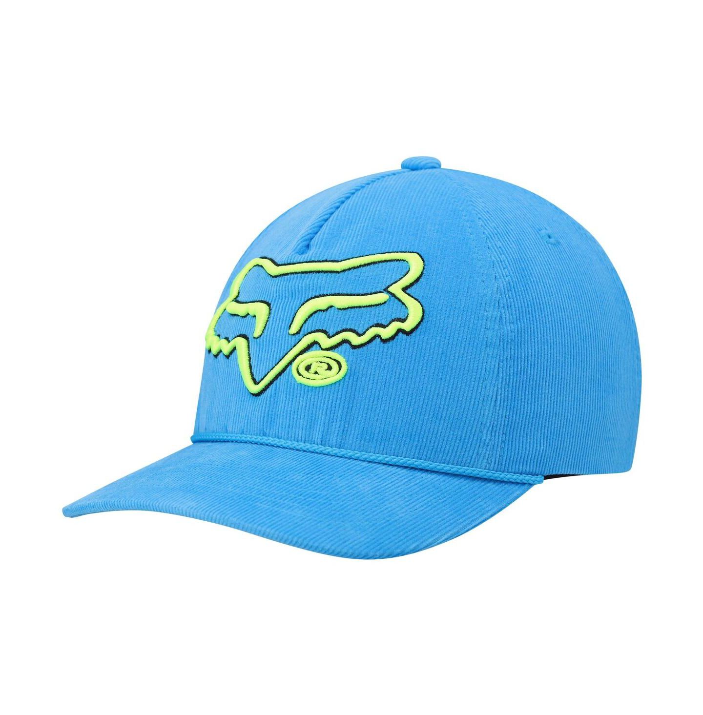Мужская кепка Fox Blue Racing Brushed Snapback Hat — фото 2