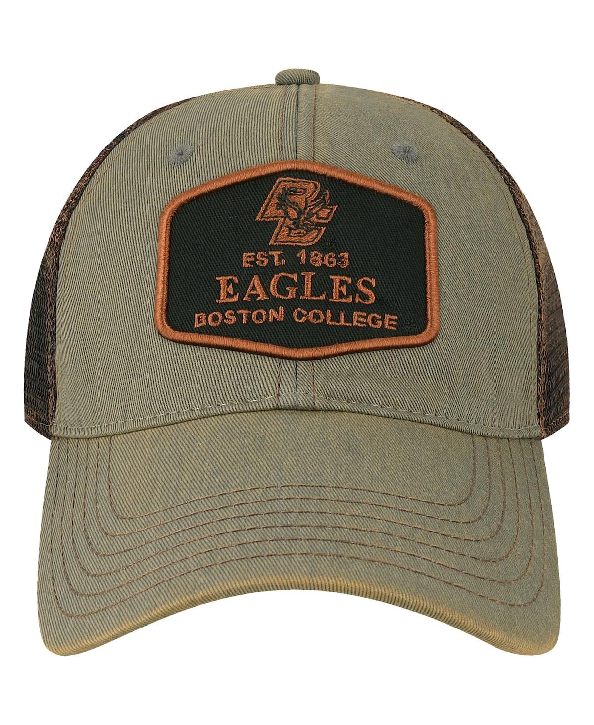 Shop Legacy Athletic Men's Gray Boston College Eagles Practice Old Favorite Trucker Snapback Hat
