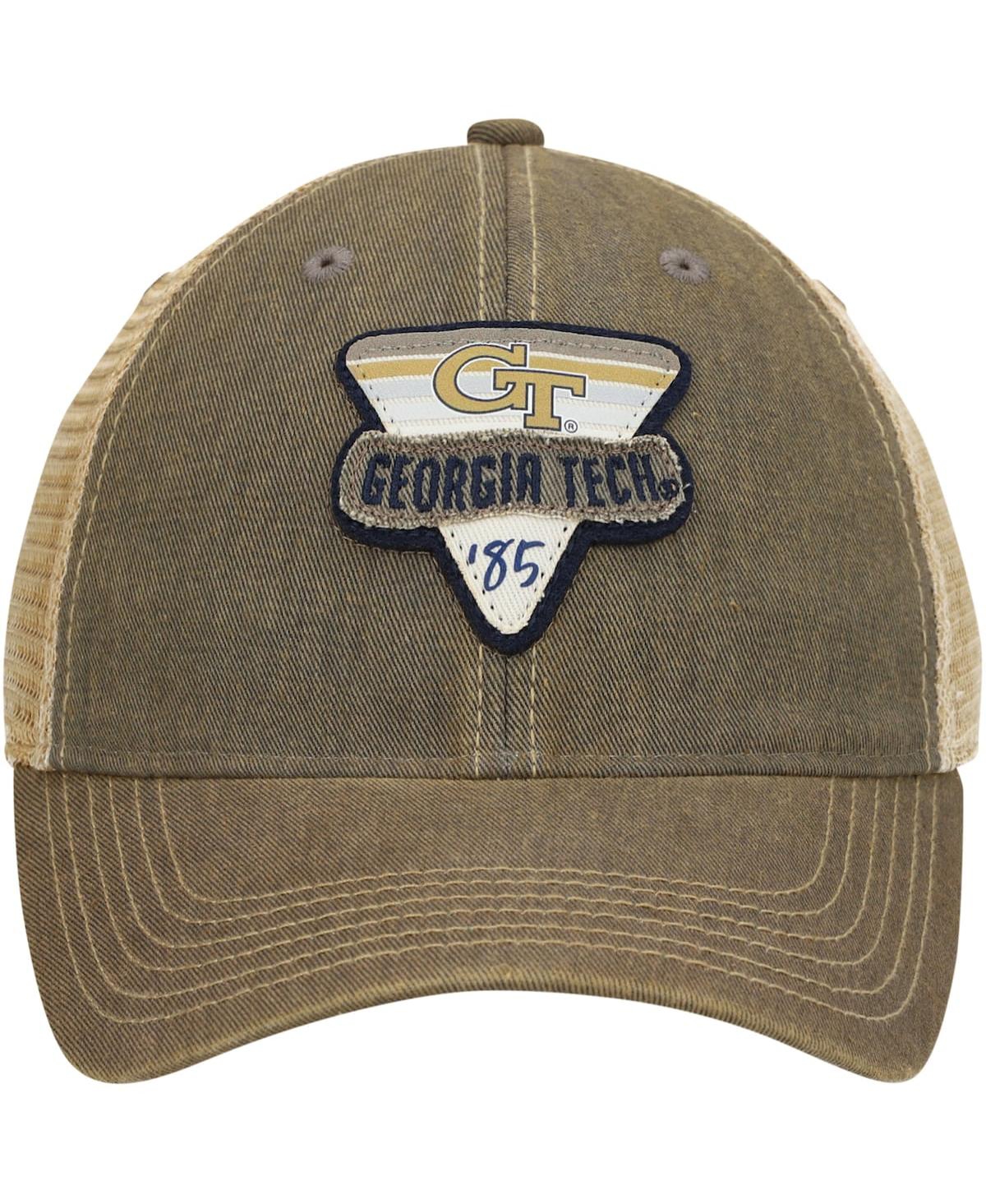 Shop Legacy Athletic Men's Gray Georgia Tech Yellow Jackets Legacy Point Old Favorite Trucker Snapback Hat