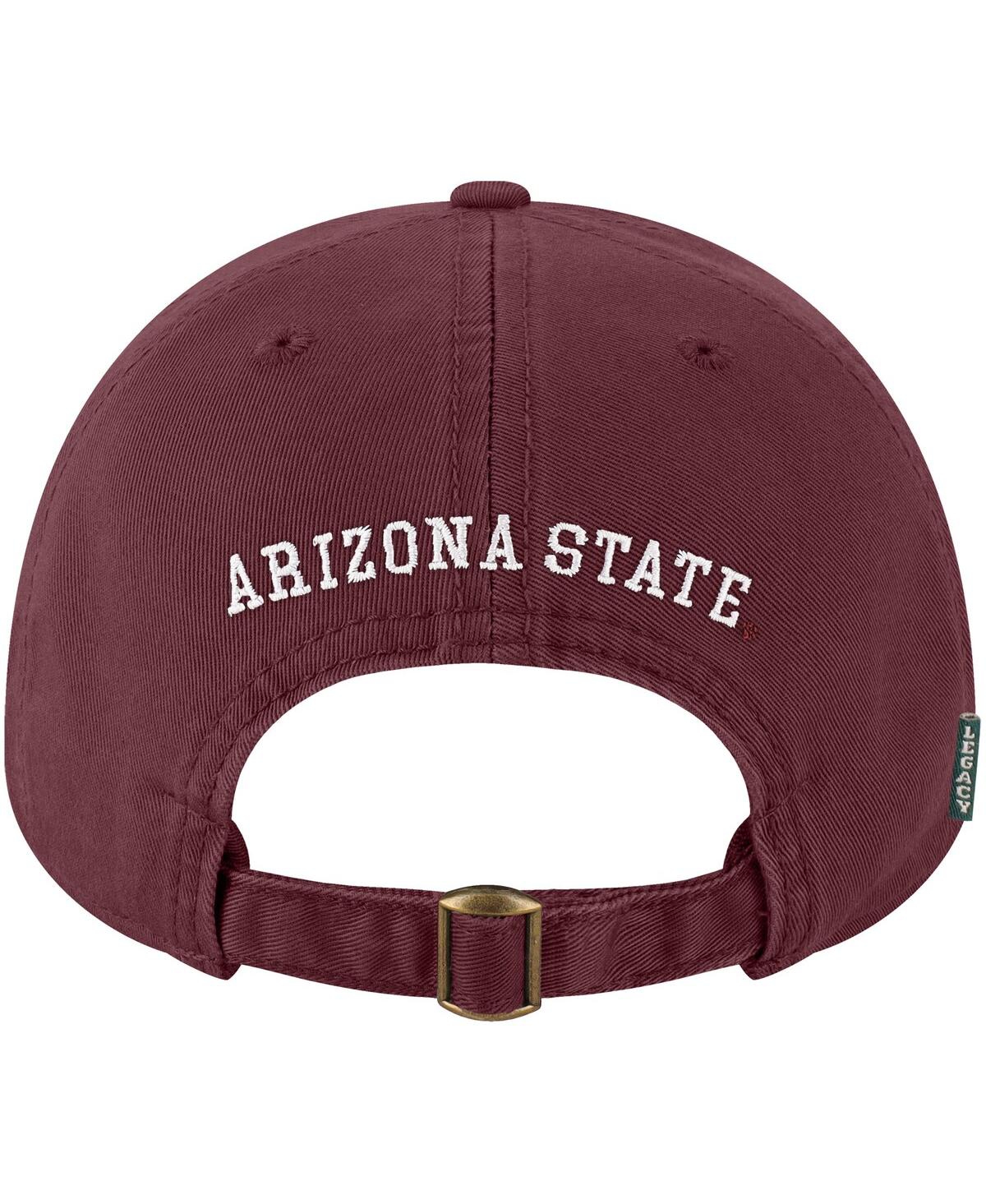 Shop Legacy Athletic Men's Maroon Arizona State Sun Devils Varsity Letter Adjustable Hat