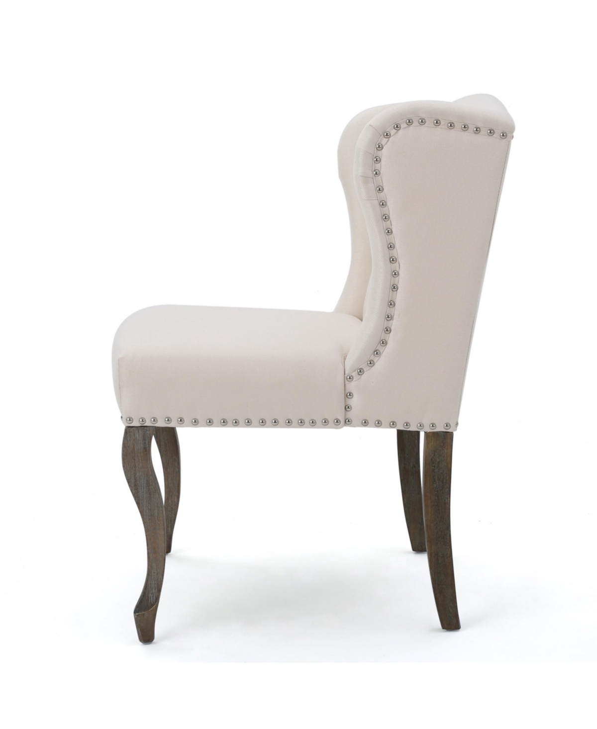 Shop Noble House Niclas Fabric Chair In Beige