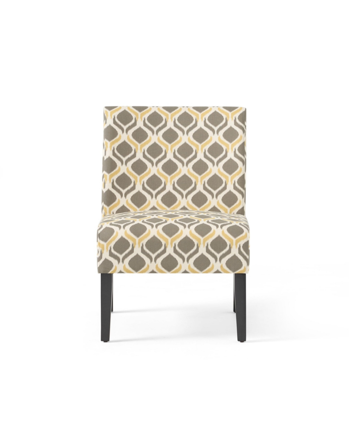 Noble House Kassi Contemporary Fabric Slipper Accent Chair In Multicolor