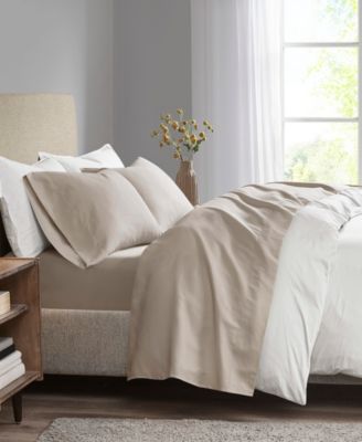 3M-Microcell™ Solid 4-Pc. Sheet Set, Queen