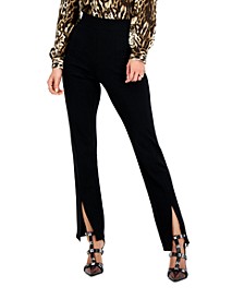 Women's Front-Slit Pants, Created for Macy's