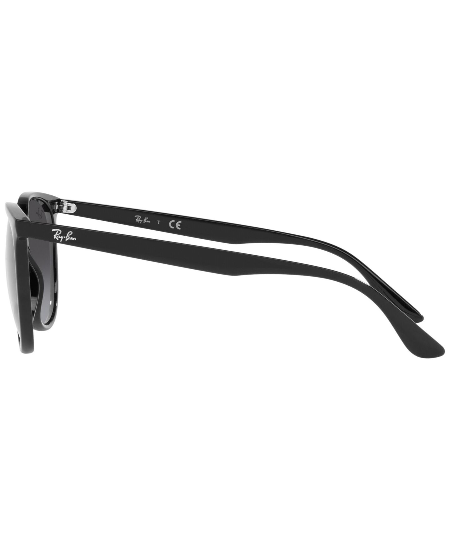 Женские солнцезащитные очки Ray-Ban Low Bridge Fit Sunglasses, Rb4378 54, цвет: Чёрный — фото 3