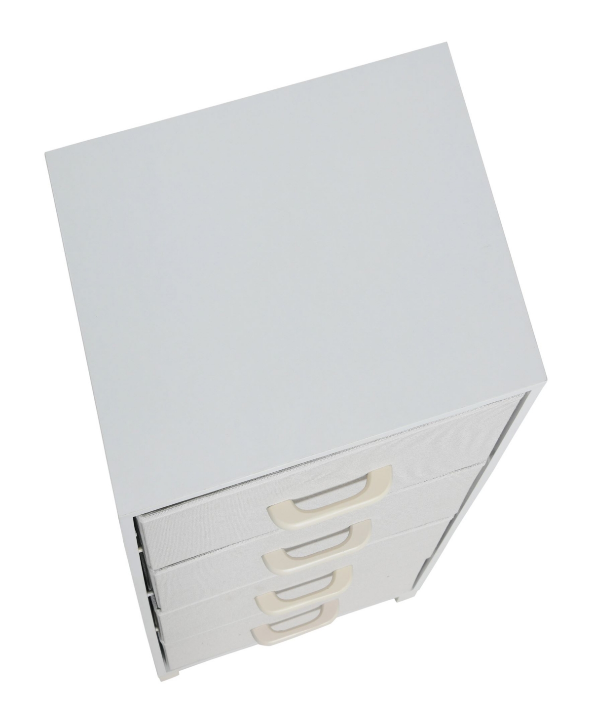 Shop Household Essentials 4 Drawer Dresser In Scandinavian White