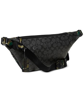COACH League Signature Camo Print Belt Bag Macy s