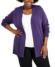 Plus Size Cardigan Sweater, Created for Macy's
