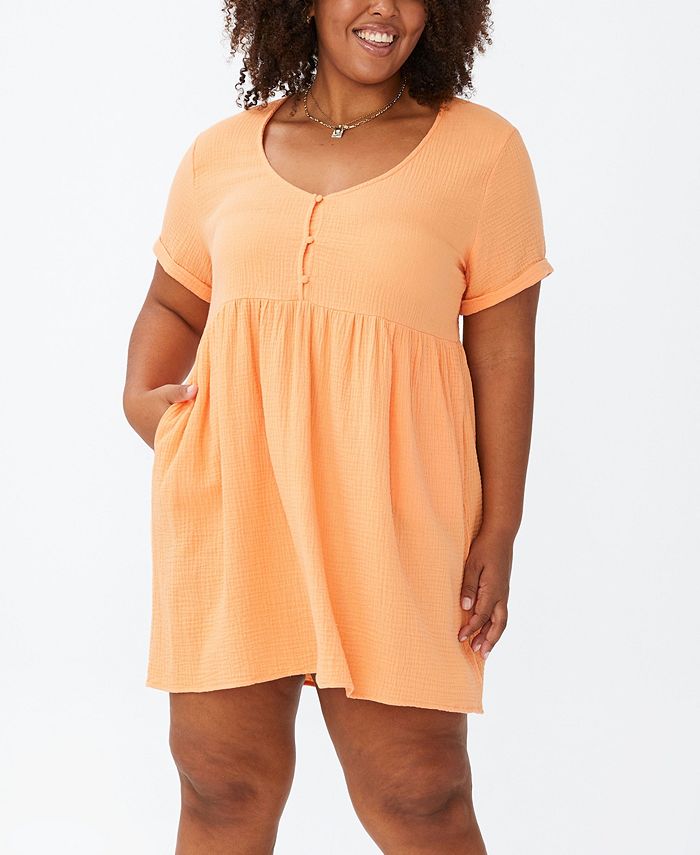 COTTON ON Plus Size Trendy Bella Mini Dress Macy's