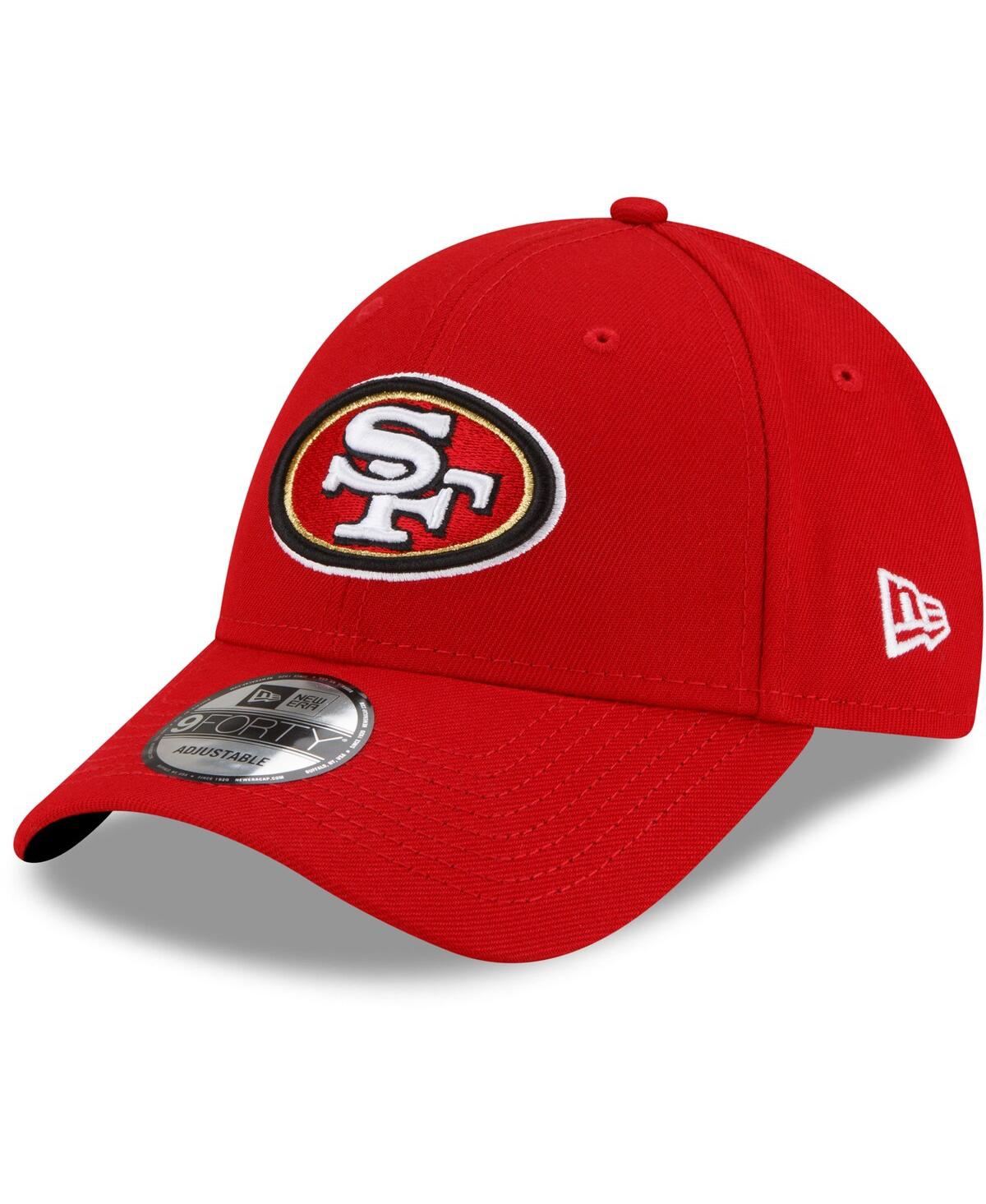 Men's New EraSan Francisco 49ers Team The League 9FORTY Adjustable Hat - Scarlet