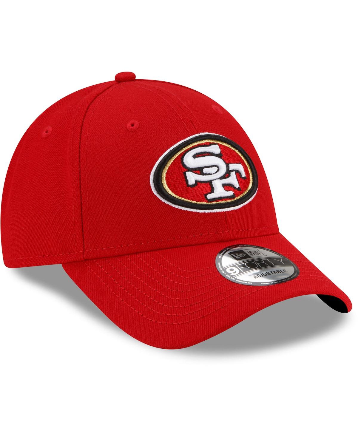 Men's New EraSan Francisco 49ers Team The League 9FORTY Adjustable Hat - Scarlet