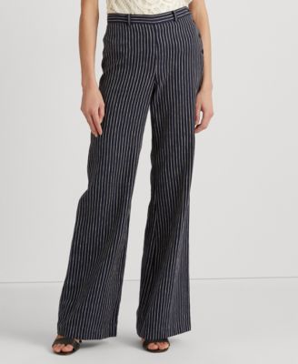 ralph lauren striped trousers