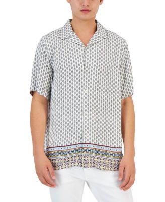 men's satin shirts macy's