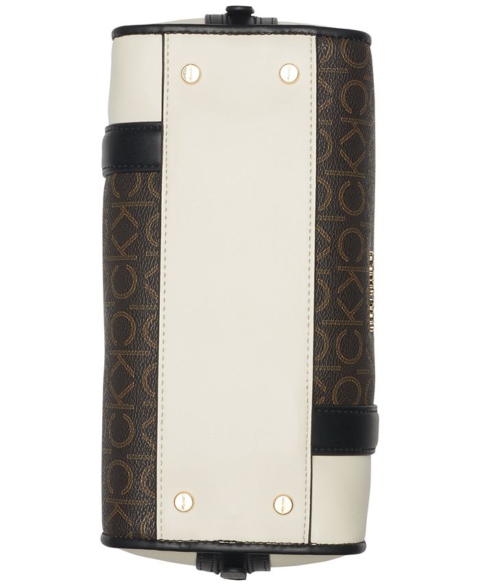 Calvin Klein Collette Signature Satchel Macy's