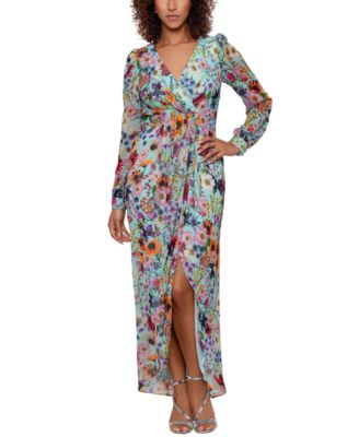 Betsy and adam printed high low dress hotsell