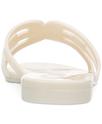 Women's Bay Logo Emblem Jelly Slide Sandals