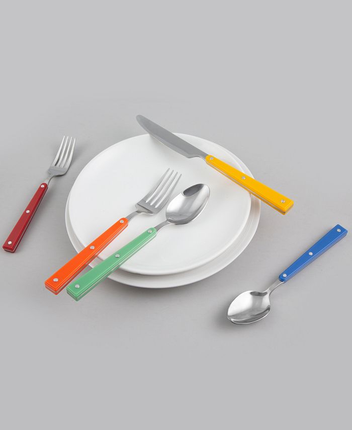 Fiesta Rhumba 20Piece Flatware Set, Service for 4 & Reviews Flatware