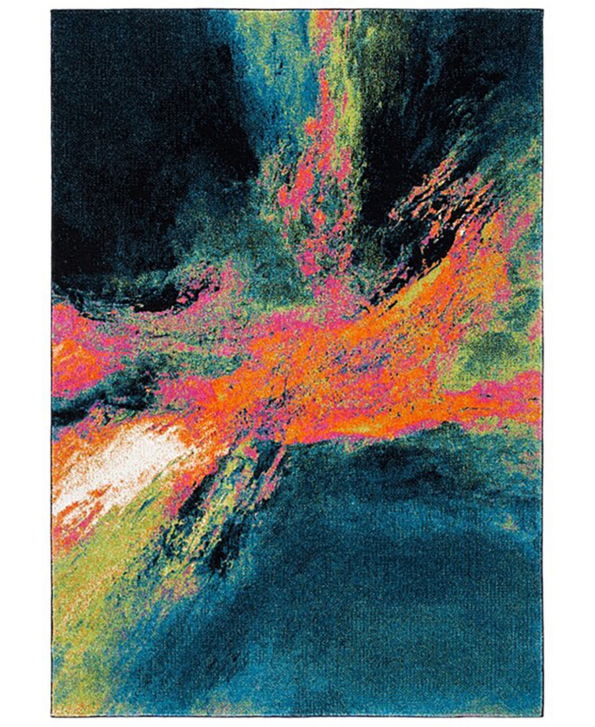 Safavieh Galaxy Gal-117 6'7in x 9' Area Rug - Blue, Multi