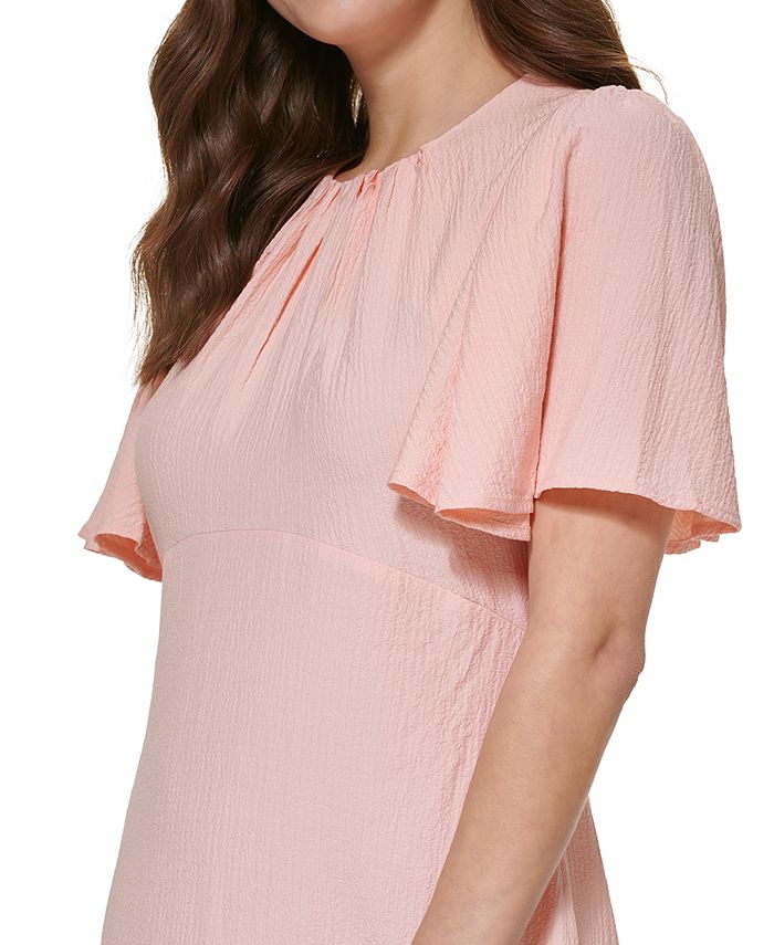 Calvin Klein FlutterSleeve Midi Dress Macy's