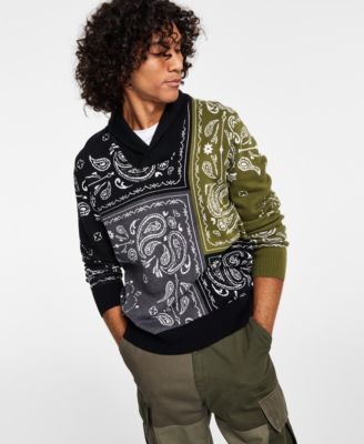 Sun + Stone Men's Adam Sweater Navy Size Medium