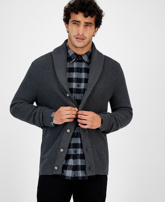 Sun + Stone Men's Alvin Cardigan Sweater, Created for Macy's & Reviews ...