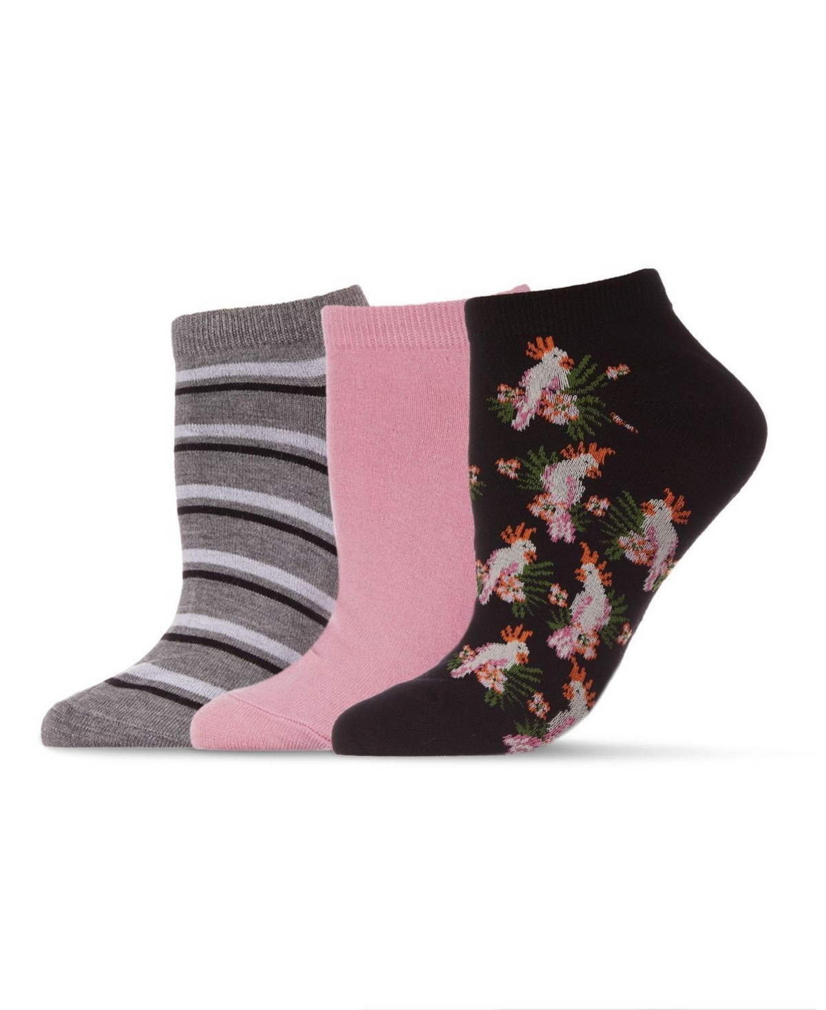 Memoi Women's 3-pk. Animals Socks Set In Pink