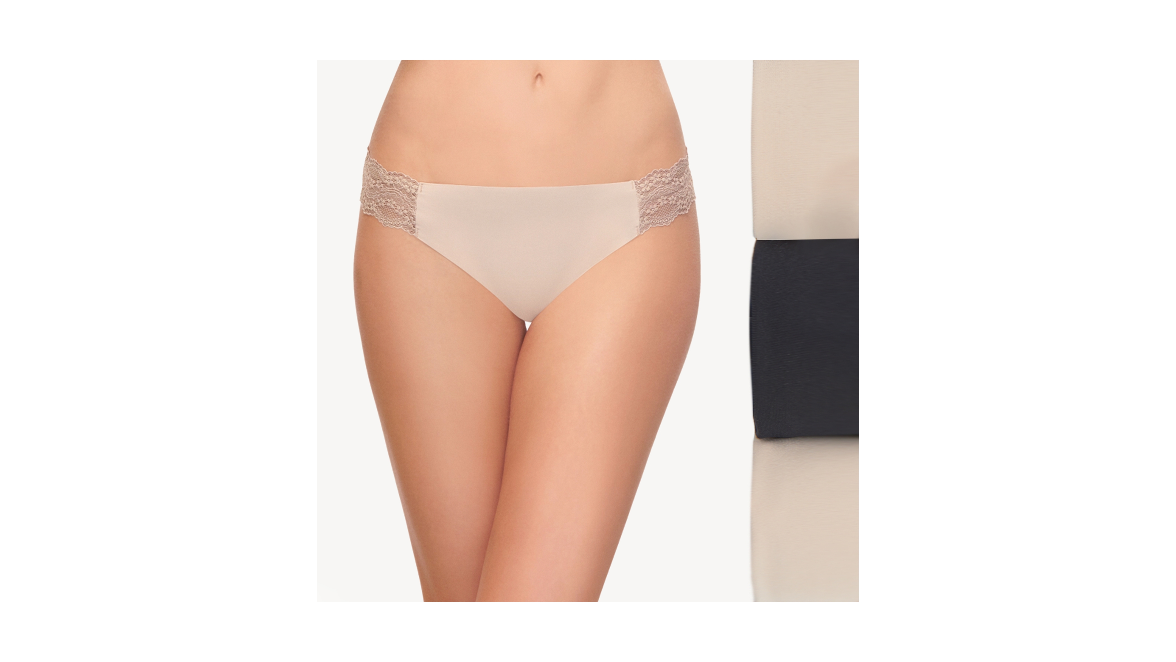 Women's B.Bare 3 Pack Thong Underwear 970367