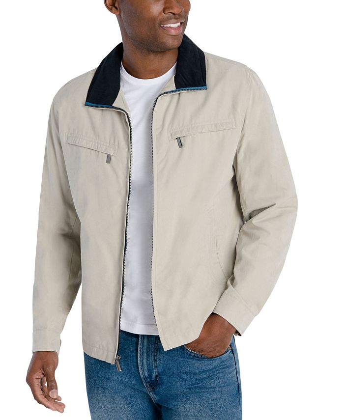 London Fog Litchfield Microfiber Jacket, Created for Macy's & Reviews ...