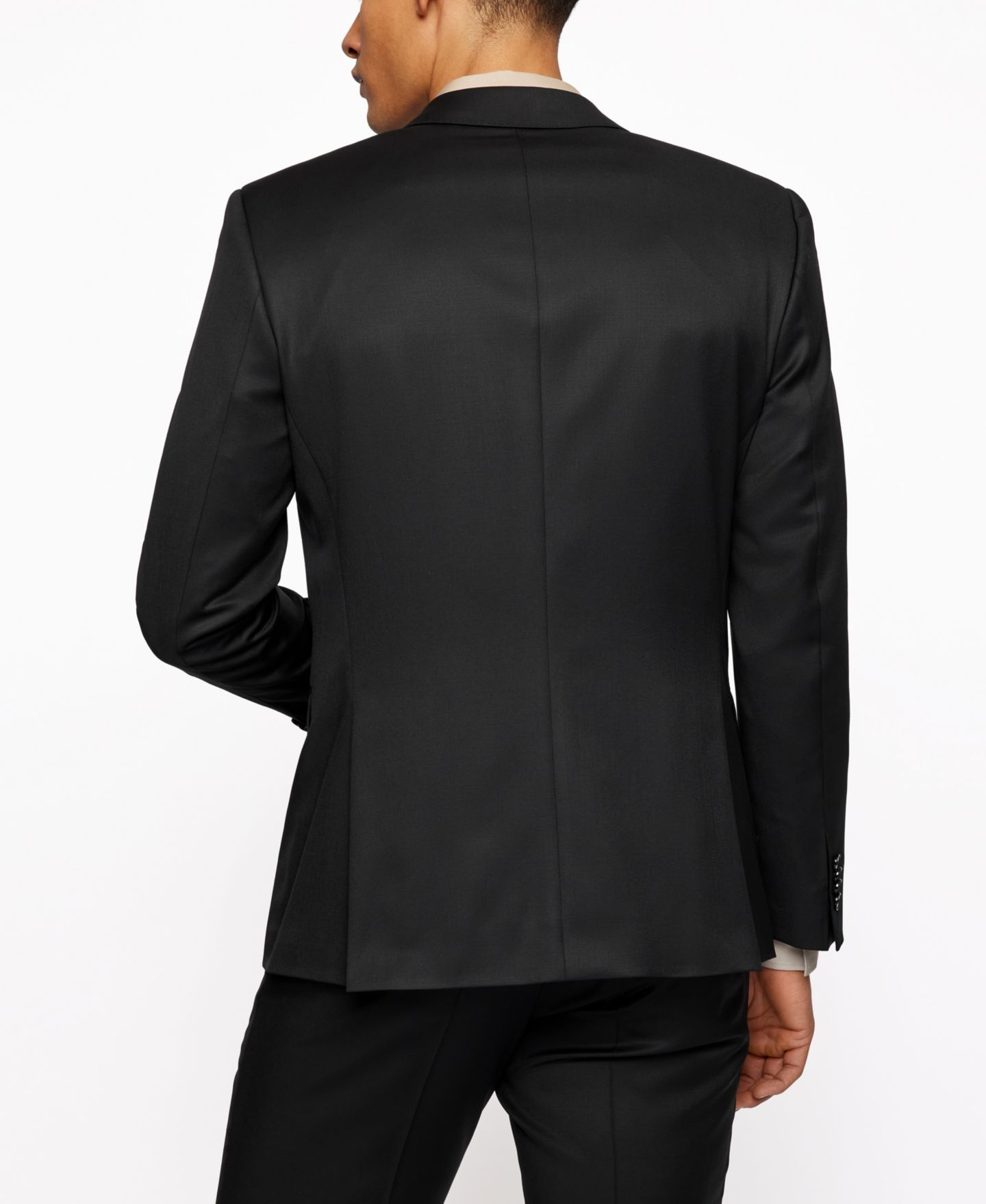Мужская куртка Hugo Boss BOSS Single-Breasted, цвет: Чёрный — фото 4