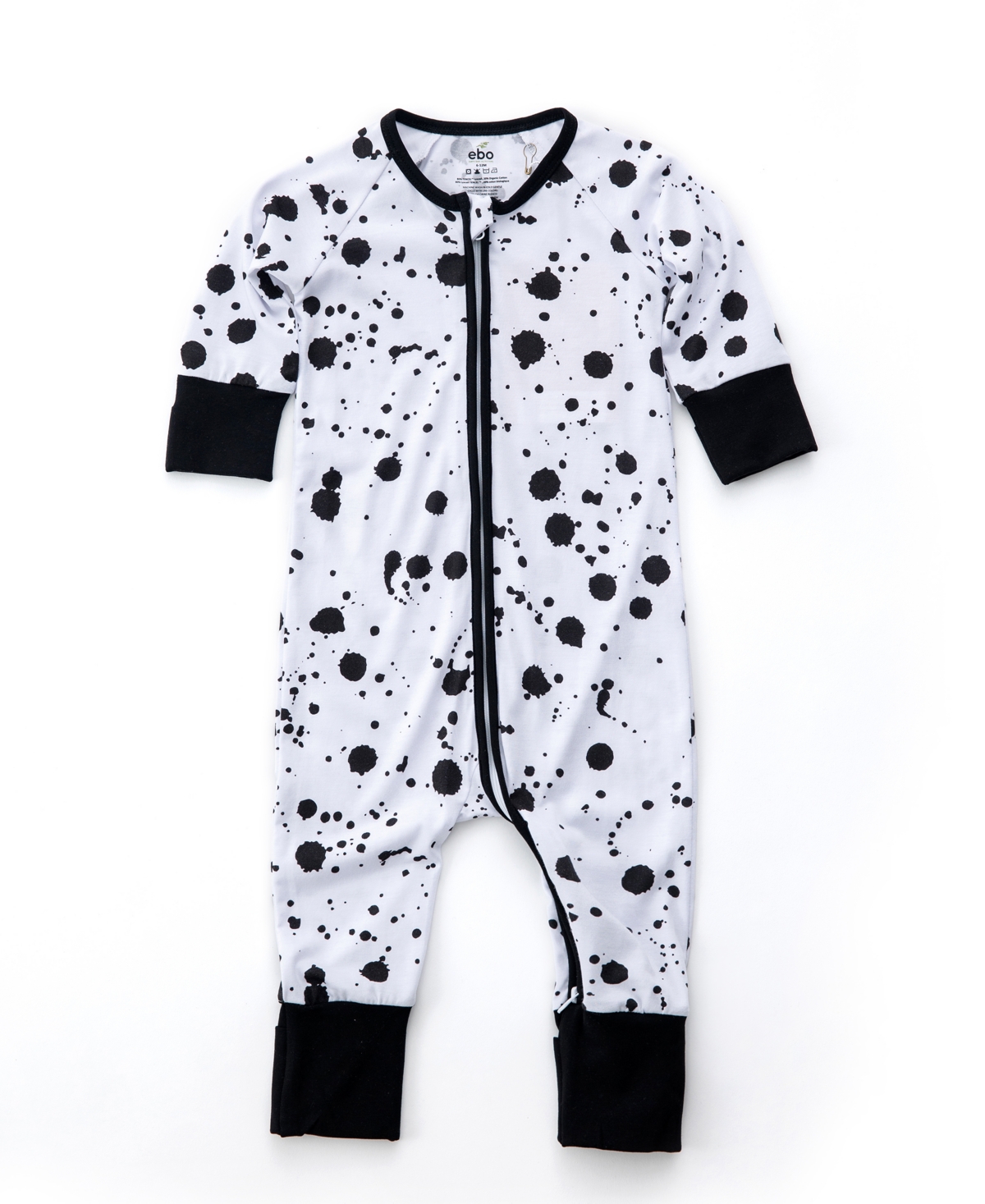 Earth Baby Outfitters Baby Boys or Baby Girls 2 Way Zippy Romper