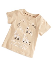 Baby Boys Draw A Bulldozer T-Shirt, Created for Macy's 