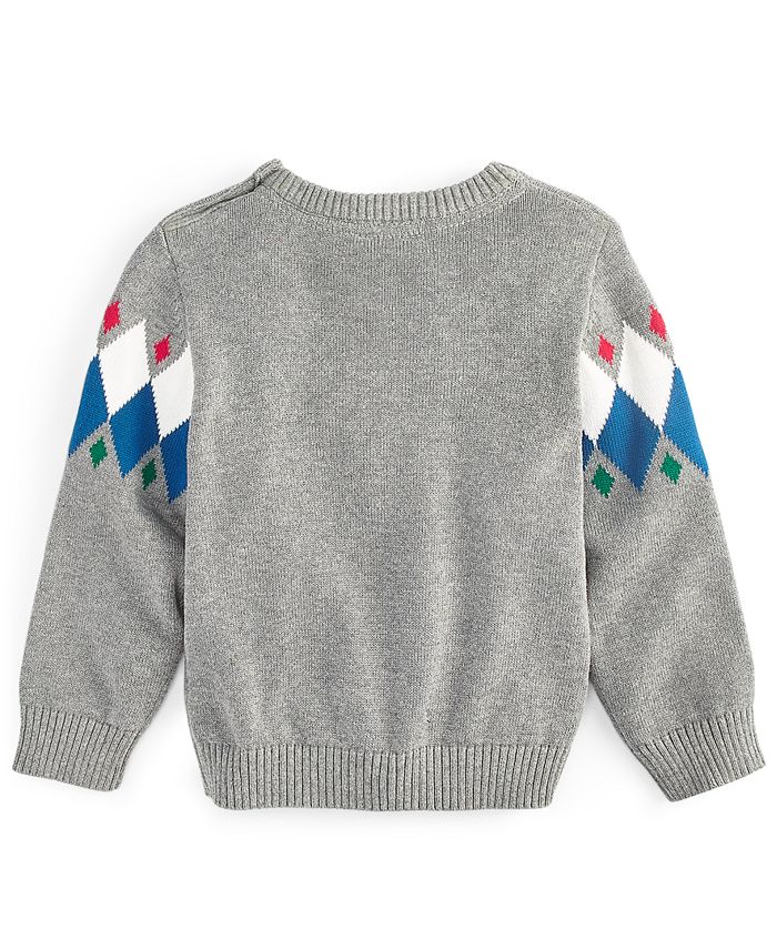 First Impressions Baby Boys Fair Isle Sweater, Created for Macy's Macy's
