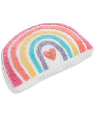 Charter Club Kids - Figural Rainbow Decorative Pillow, 12" x 16", Created for Macy's